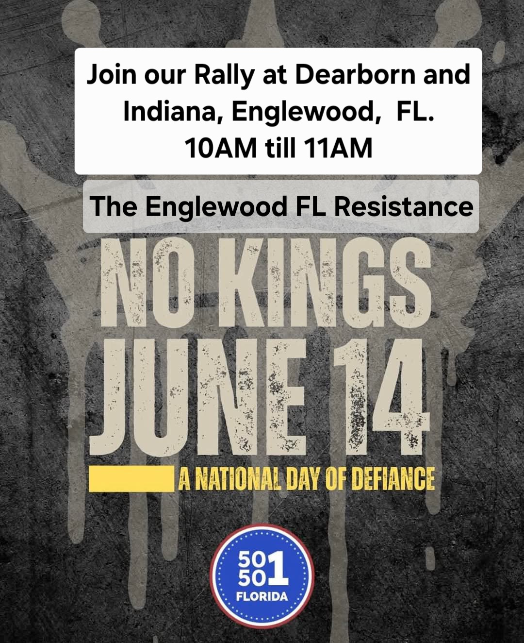 25 06 14 Ewood No Kings National Day of Defiance No Kings June 14 2025